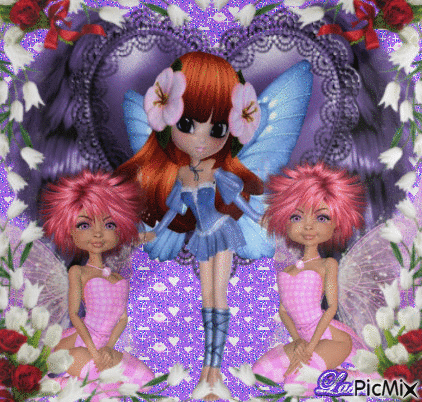 Les jolies petites poupées ♥♥♥ - Darmowy animowany GIF