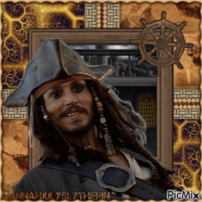 ♦Johnny Depp as Captain Jack Sparrow♦ - GIF animé gratuit