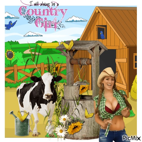 I Will Always Be A Country Girl - png gratis