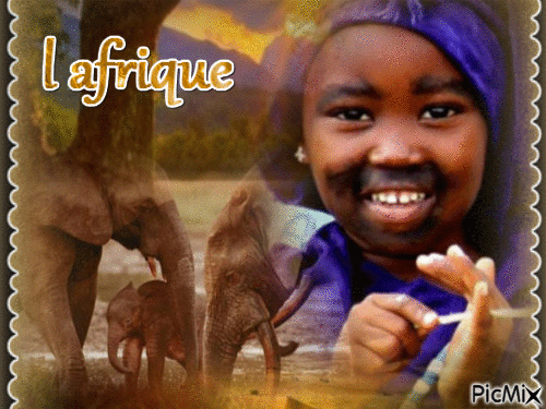 l afrique - 無料のアニメーション GIF