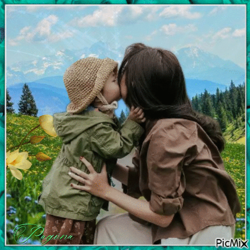 A mother's love - Free animated GIF