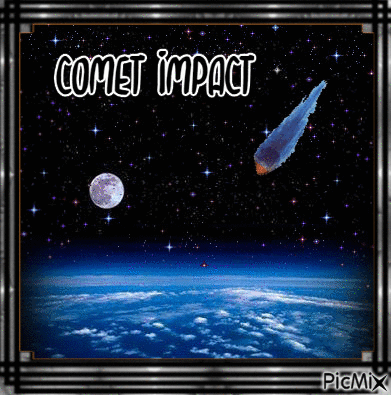 comet impact - Ingyenes animált GIF