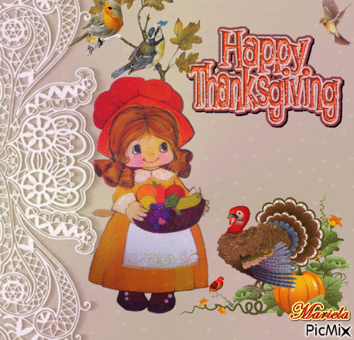 Happy Thanksgiving - Darmowy animowany GIF