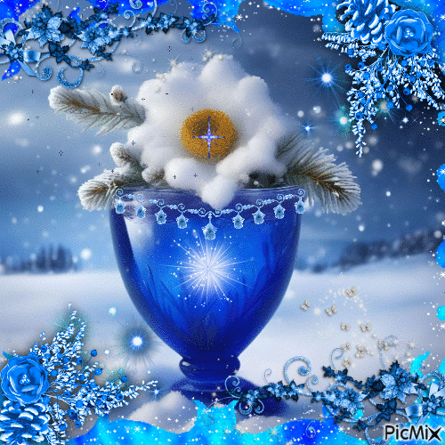 Winter Flower - Bezmaksas animēts GIF