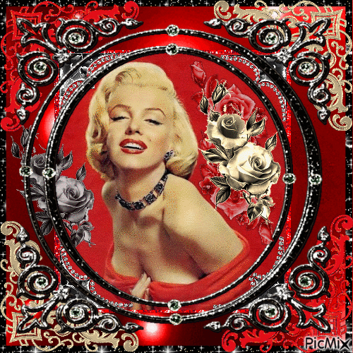 Marilyn Monroe, Actrice, Chanteuse américaine - Ilmainen animoitu GIF