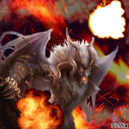 Devil in Hell - Darmowy animowany GIF