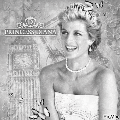 Princesse Diana - Darmowy animowany GIF