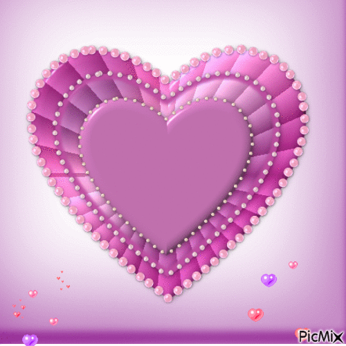 Coeur violet - Bezmaksas animēts GIF