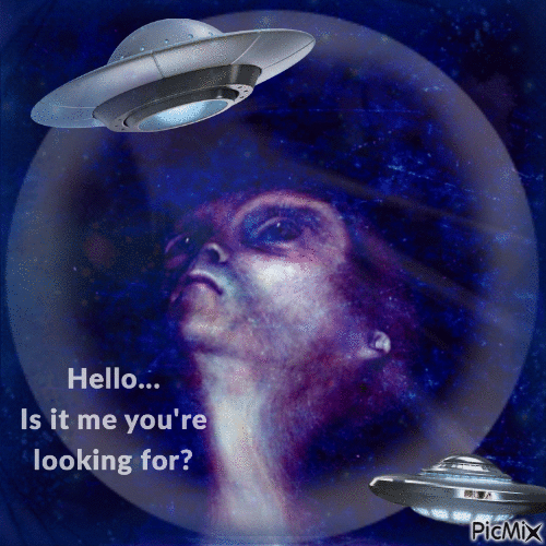 Hello.. Is it me you're looking for? - Darmowy animowany GIF