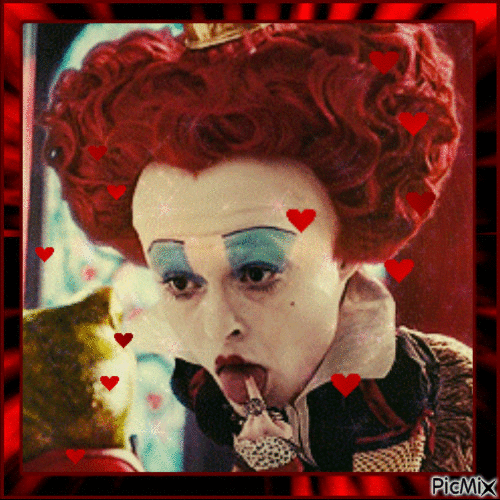The Red Queen in 'Alice' - Free animated GIF