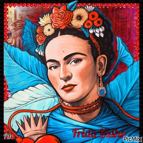 Frida Kalho - GIF animé gratuit