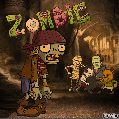 Zombie contest - GIF animado grátis