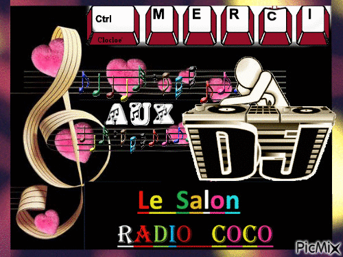 Salon Radio Coco - 無料のアニメーション GIF