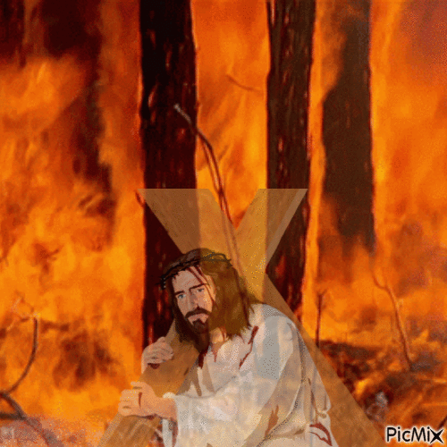 Let Jesus Carry the Cross for You - Nemokamas animacinis gif
