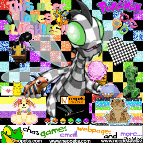 Checkered Buzz - GIF animé gratuit