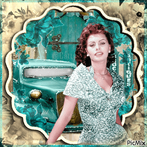 Sophia Loren, Actrice Italienne - 無料のアニメーション GIF