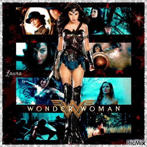 Wonder Woman Laurachan - GIF animé gratuit