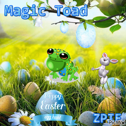 Magic Toad - Gratis geanimeerde GIF