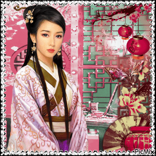 Chinese Woman - Бесплатный анимированный гифка
