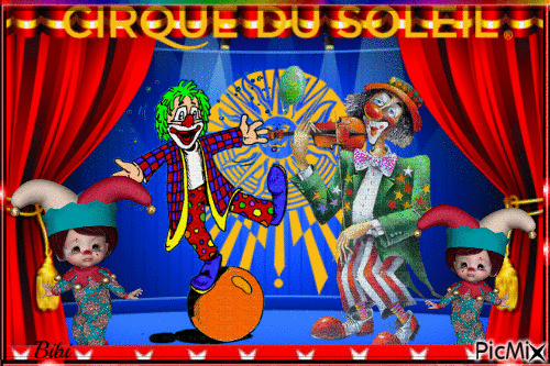 Au Cirque Du Soleil - GIF animé gratuit