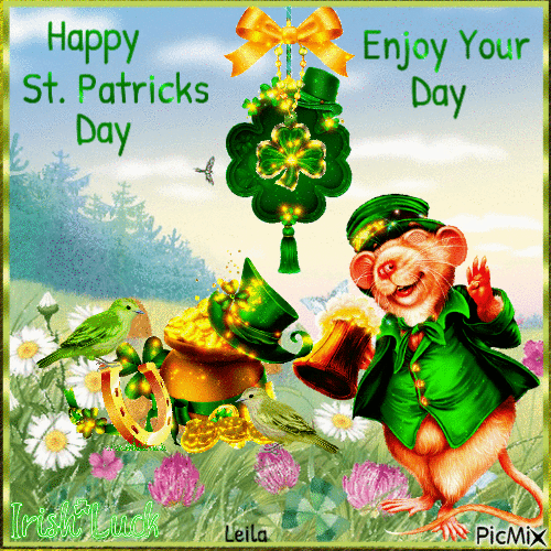 Happy St.Patricks Day - GIF animado grátis