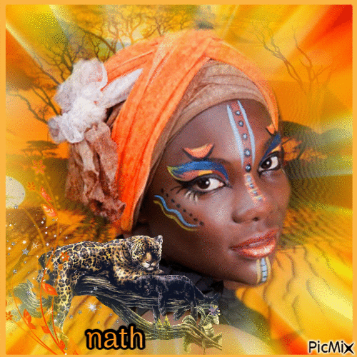 Beauté de l Afrique, concours - Bezmaksas animēts GIF