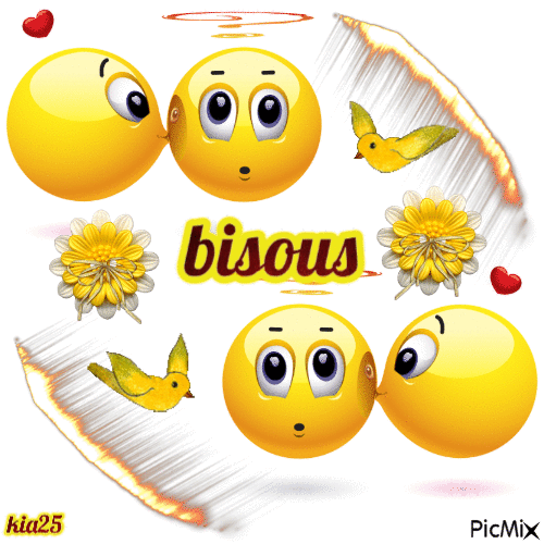 bisous - Ingyenes animált GIF