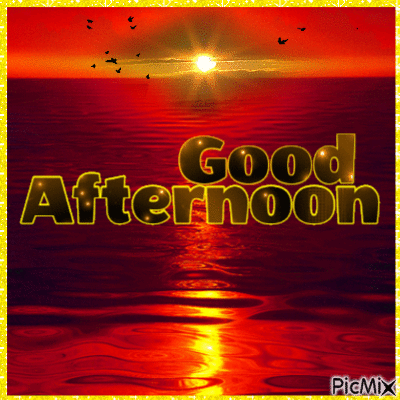 Good Afternoon - Gratis animerad GIF