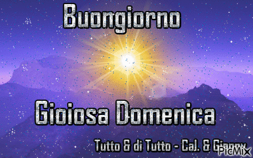 Buona Domenica - Бесплатный анимированный гифка