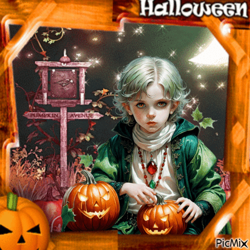 Halloween Enfant - Ilmainen animoitu GIF