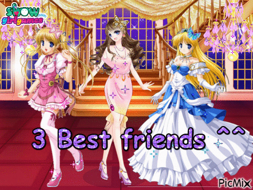3 best friends - Free animated GIF - PicMix