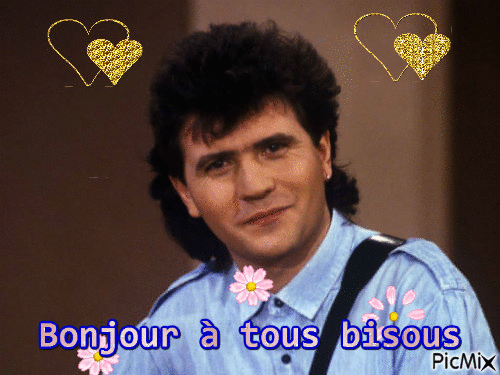 Bonjour à ous bisous - 無料のアニメーション GIF