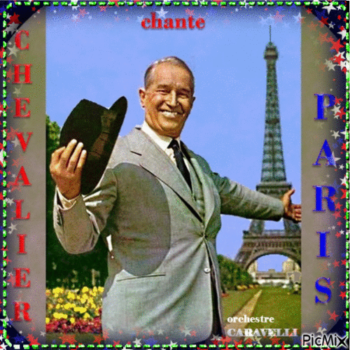 MAURICE CHEVALIER - Free animated GIF