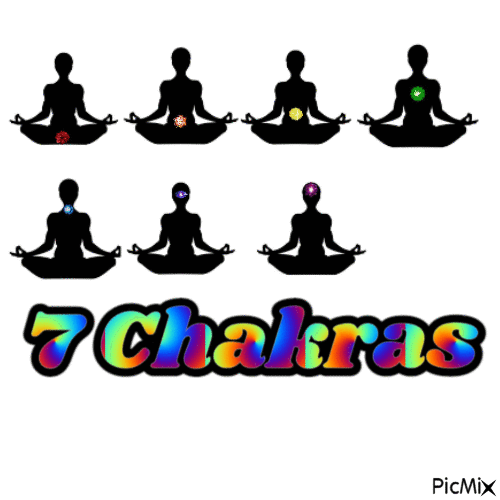 7 chakras - Ilmainen animoitu GIF