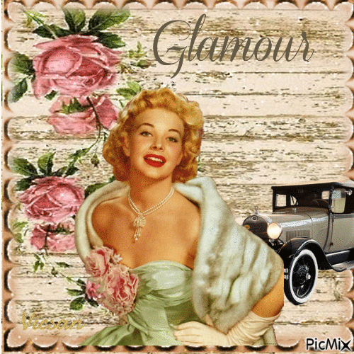 Glamour - Vintage - Бесплатный анимированный гифка