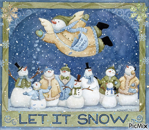 Let it Snow - Ingyenes animált GIF