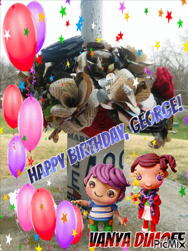 HAPPY BIRTHDAY, GEORGE! - GIF animado gratis - PicMix