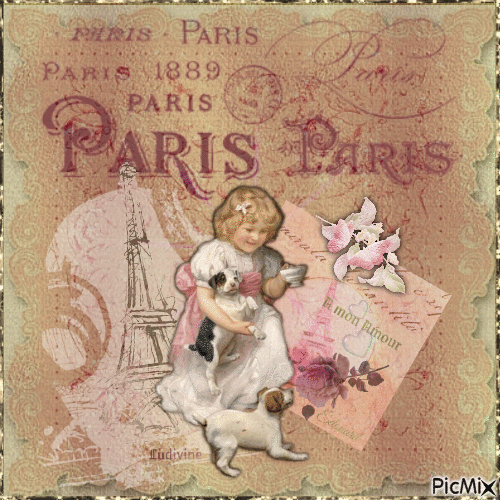 Carte Postal à sa Petite Amie... 🤍💕🤍 - Darmowy animowany GIF