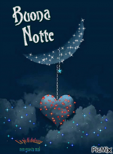Buona Notte - GIF animado gratis