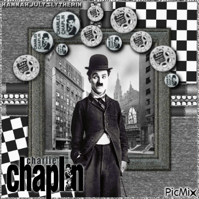 {[Charlie Chaplin]} - GIF animé gratuit