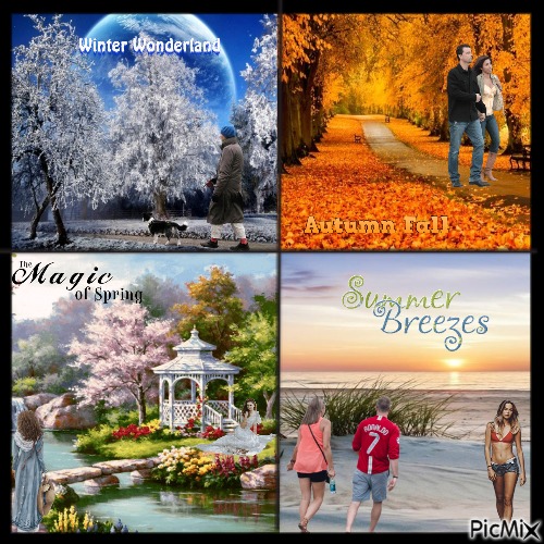 4 Seasons - PNG gratuit
