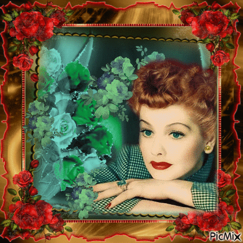 Lucille Ball, Actrice, Humoriste américaine - Free animated GIF