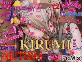 i love kirumi (makes out with her) - Bezmaksas animēts GIF