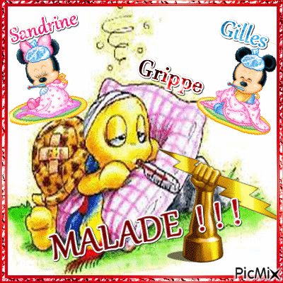 malade - Darmowy animowany GIF