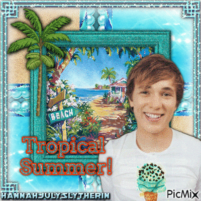 ♦☼♦William Moseley in Tropical Summer♦☼♦ - Free animated GIF