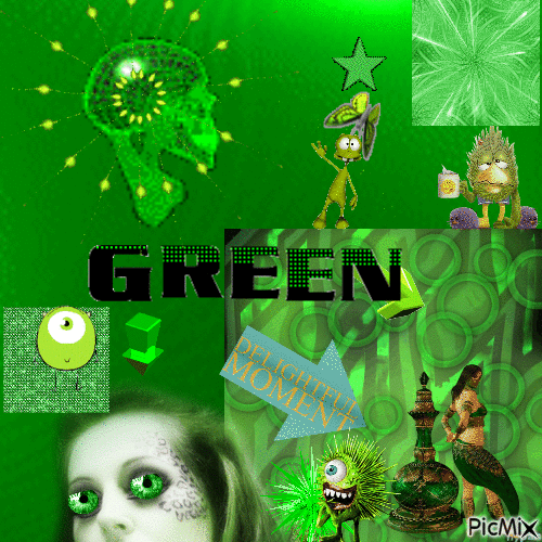 GREEN!!! - GIF animado gratis