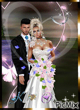mariage orna et kev - Gratis animeret GIF