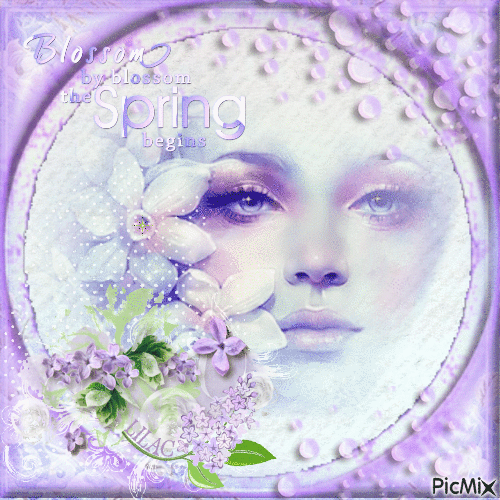 Lilac Face - Gratis geanimeerde GIF