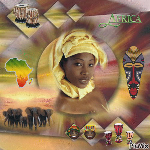 AFRICA - GIF animado gratis