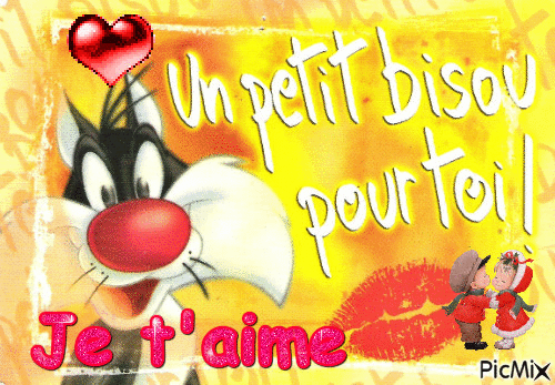 Je t'aime mon amour - Free animated GIF